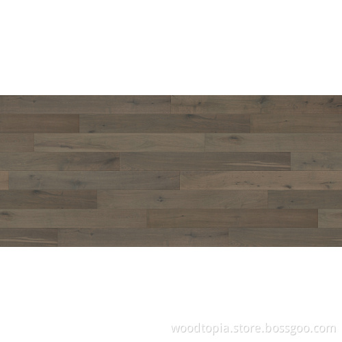 Supply solid flooring Oak engineered dark wood flooring
